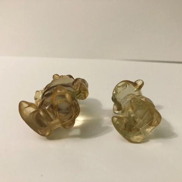 Vintage Walt Disney Dwarfs Lucite Figures Dopey Snow White Doc Lot of 2 - Picture 5 of 14